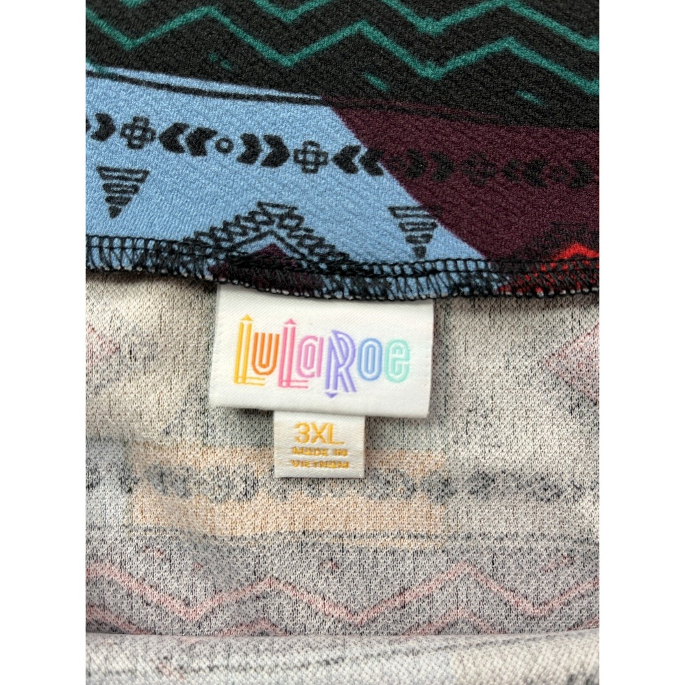 LuLaRoe Cassie Womens 3XL Geometrical Patterns‎ Elastic Waist Pencil Skirt NWOT - Picture 5 of 12
